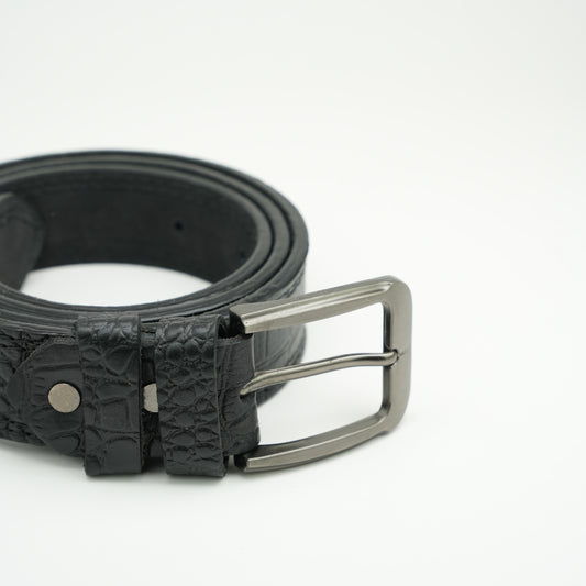 Croc Leather Belt