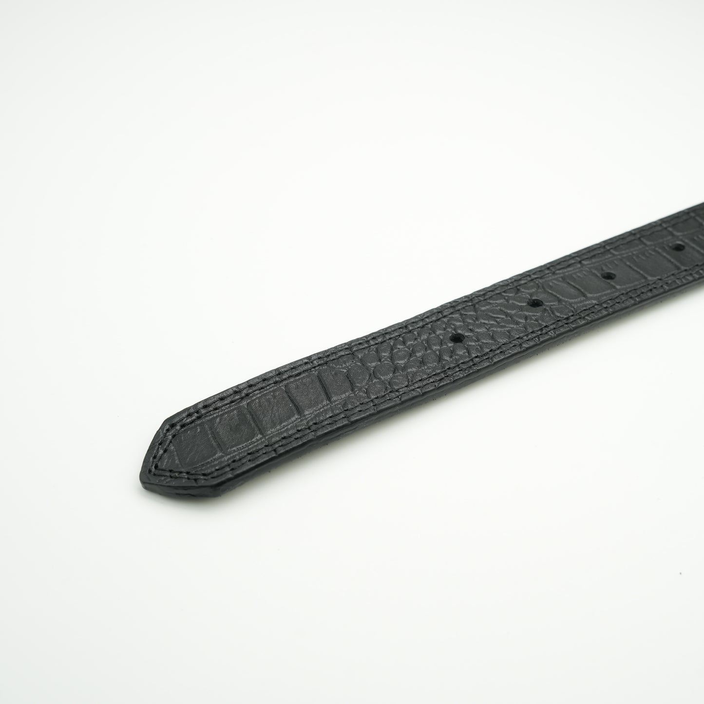 Croc Leather Belt