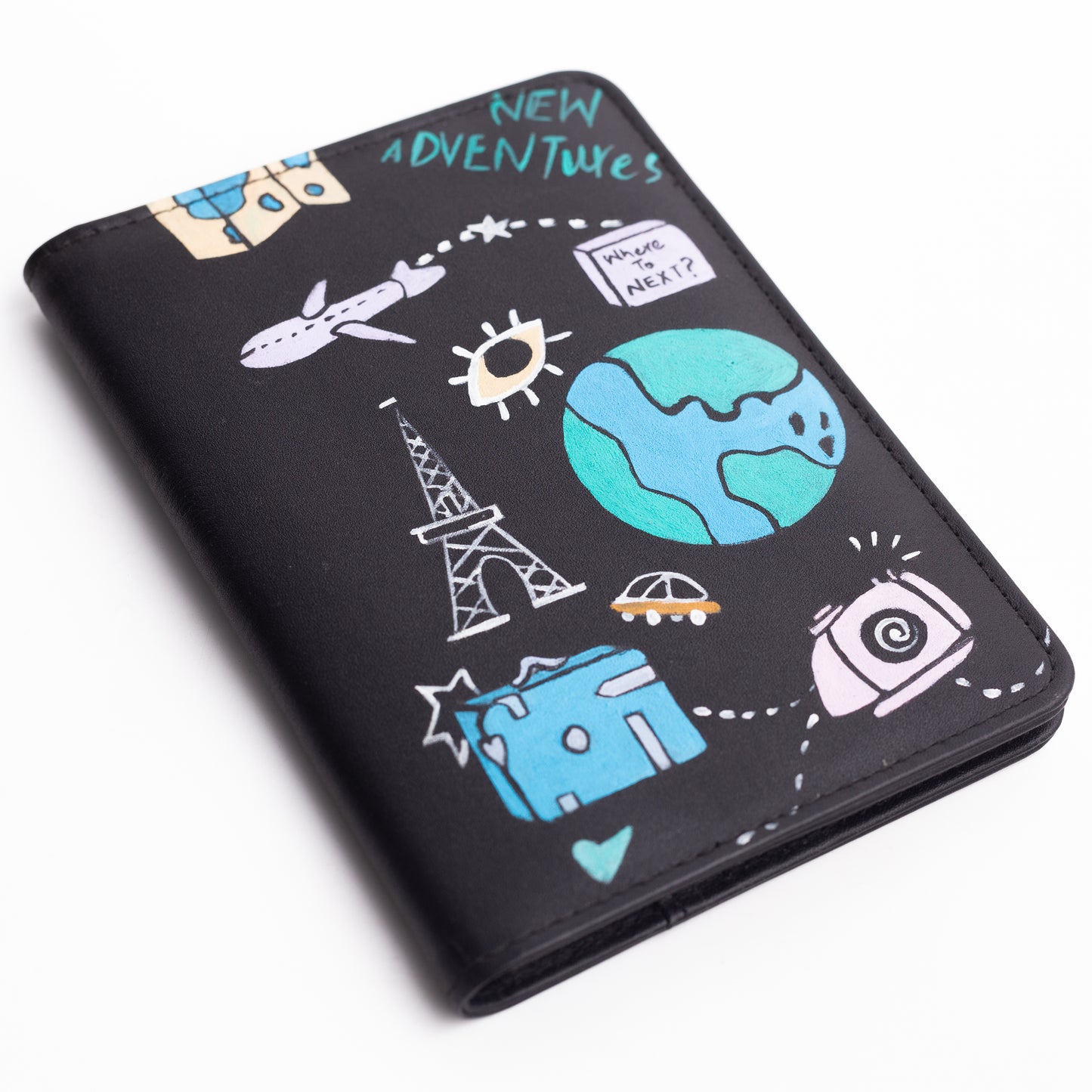 Passport Cover - Hand Painted