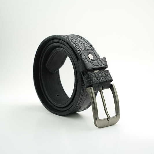 Croc Leather Belt