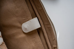 Pearl white laptop carry