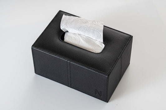 The Leather Tissue Box